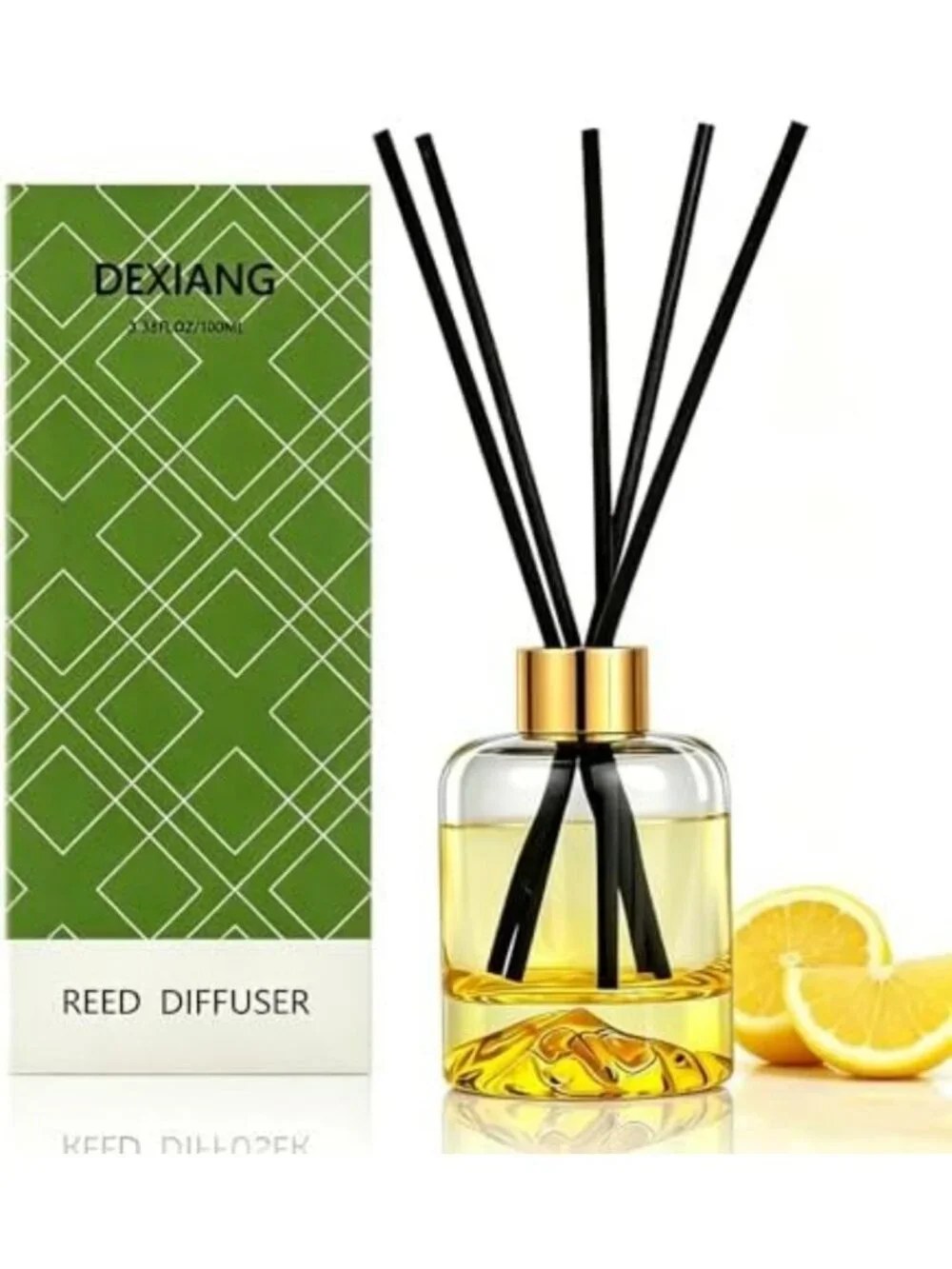 Lemon Verbena Reed Diffuser Set - 5.07 fl oz Scented Home Fragrance Decor